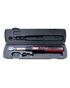 KTI72130 image(1) - K Tool International Torque Wrench Digital 3/8 Inch Drive 10-100 Foot/Pounds