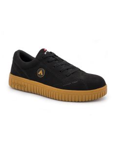 AIRWALK CAMINO - Men's Low Top Shoe - CT|EH|SR - Black/Gum - Size: 9 - E - (Wide)