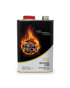 HIT7150-1 image(0) - High Teck Products 7150-1 High Solids Universal Urethane Clear, 1 gal, Clear, Liquid, 4.7 lb/gal VOC, 4:1 Mixing