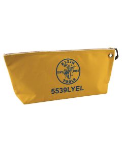 Klein Tools Zipper Bag, Large Canvas Tool Pouch, 18-Inch, Natural