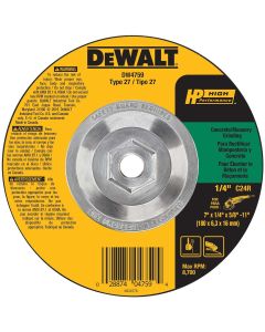 DEWALT 7-Inch By 1/4-Inch By 5/8-Inch-11 Concrete/Masonry Grinding Wheel