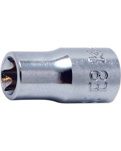 KKN2425-E11 image(0) - Ko-ken USA 1/4 Sq. Dr. TORX E11 Socket - Length 22mm