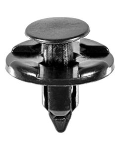 AVC21422 image(0) - AUVECO 21422 Push-Type with Drive Pin Front Bumper and Quarter Panel Retainer, 20 mm Dia Head, Nylon, Black