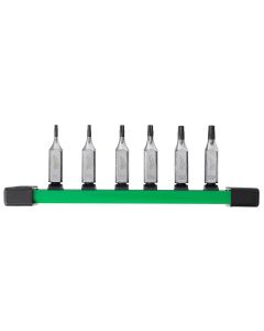 MLW48-22-9530 image(0) - Milwaukee Tool 6pc 1/4" Drive TORX Bit Socket Set