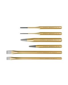 KNP9R400006 image(0) - KNIPEX 6 Pc Punch and Chisel Set