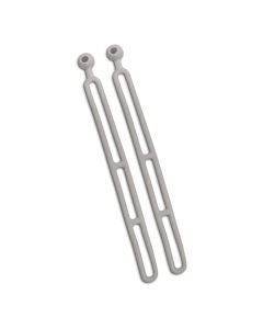 BLBBBRT01-WT image(0) - Blubird Rapid Tie 16" Non Marring Adjustable Extendable Strap, Patented, Made in USA - 2 Pack - White