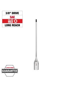 MLW45-34-1089 image(0) - Milwaukee Tool 3/8 Inch Drive 1/8 Inch Long Ball End Hex Bit Socket