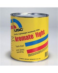 USC12050 image(0) - US Chemical Kromate 12050 Lightweight Autobody Filler, 1 gal, Yellow, Liquid