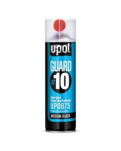 U Pol Products Guard #10 UP0875 Gravi-Gard Stone Chip Protector, 450 mL Aerosol Can, Black, Textured, 43 sq-ft/Unit Coverage