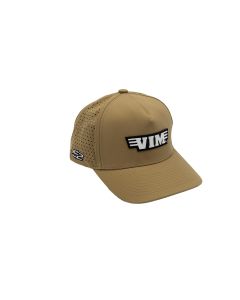 VIMPVCTN image(0) - VIM Tools PVC White  VIM Logo & S2 - Tan Hat