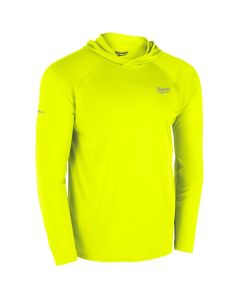 MLWM550Y-3X image(2) - Milwaukee Tool WORKSKIN HOODED SHIRT YELLOW 3X