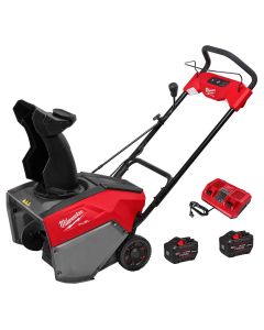 MLW3036-22HD image(0) - Milwaukee Tool M18 FUEL 21 Auger Propelled Dual Battery Single Stage Snow Blower Kit