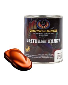 HOKUK08-Q01 image(0) - House Of Kolor Kosmic Kolor UK08-Q01 Urethane Enamel Kandy, 1 qt Can, Tangerine