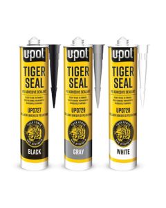 UPO0728 image(0) - U Pol Products TIGER SEAL UP0728 Seam Sealer, 310 mL Cartridge, Solid, White, 24 hr Curing
