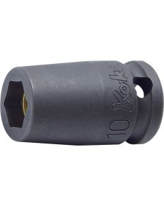 KKN13460AG-5-16 image(0) - Ko-ken USA 13460AG-5/16 3/8 Sq. Dr. Socket 5/16 6 point Length 32mm Self-Tapping screw Magnet