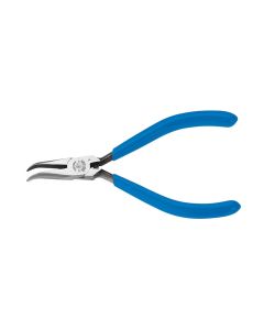 Klein Tools Electronics Pliers, Needle Nose with Curved Chain-Nose, 5-Inch