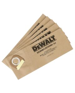 DWTDCV9401 image(0) - DEWALT Disposable Paper Liners For Dcv585 Dust Extractor (5 Pk)