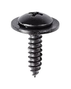 AVC20259 image(0) - AUVECO 20259 Phillips Truss Head Sems A/AB Point Specialty Tapping Screw, M4.8 x 1.6 mm x 19 mm L, Black E-Coat