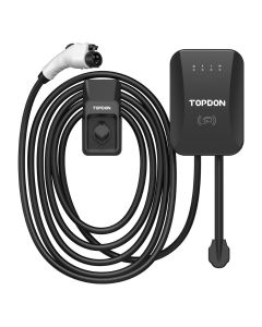 TOPEC00175 image(1) - Topdon PulseQ AC Home EV Charger 25FT - 40A Level 2 EV Charger w/25FT Cable J1772 Plug, RFID Mode