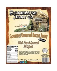 THS749930 image(0) - Tender Heifer Snack Co. Old Fashioned Maple Gourmet Uncured Bacon Jerky - 2 Ounce