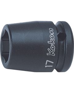 KKN14400M-23 image(0) - Ko-ken USA 14400M-23 1/2 Sq. Dr. Socket 23mm 6 point Length 38mm