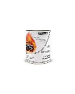 HIT1403-1 image(0) - High Teck Products 1403-1 Series 1400 Acrylic Urethane Factory Pack 2K Single Stage Paint, 1 gal, White