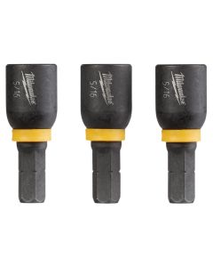 MLW49-66-4513 image(2) - Milwaukee Tool SHOCKWAVE Impact Duty 5/16&rdquo; Insert Magnetic Nut Driver 3PK