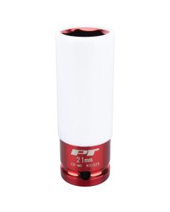 WLMW32925 image(2) - Wilmar Corp. / Performance Tool 1/2" Dr. 21mm Thin Wall Socket
