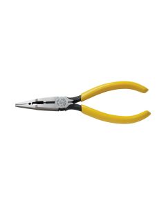 KLEVDV026049 image(0) - Klein Tools Pliers, Connector Crimping Needle Nose, 7-Inch