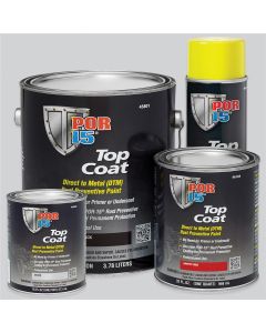 POI45718 image(0) - POR-15 INC 45718 Top Coat DTM Paint, 15 oz Aerosol Can, Clear, Liquid, 30 to 60 min Curing