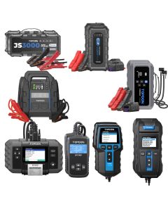 TOPBNDL3 image(0) - Topdon Battery Tester and Starter Combo Bundle - 16 Tools