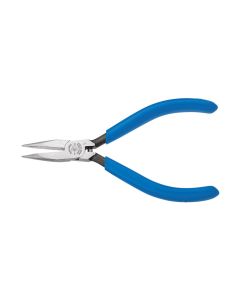 KLED322412C image(0) - Klein Tools Electronics Pliers, Slim Needle Nose, Spring-Loaded, 4-Inch