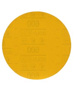 3M  Hookit Gold Abrasive Disc 09260, 600, 6-inch (150mm), No Hole