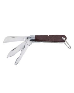 KLE15506 image(0) - Klein Tools 3 Blade Pocket Knife with Screwdriver