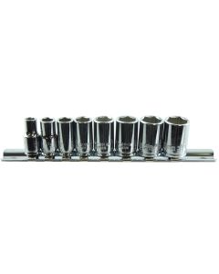 K Tool International SOC SET 1/4" DR 8 PC MM
