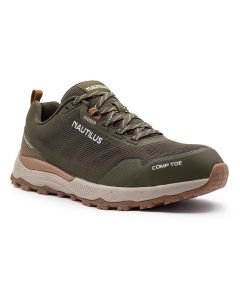 FSIN5306-10EE image(0) - Nautilus Safety Footwear Trillium - Men's - CT|EH|SR|PR - Olive/Gum - Size: 10 - 2E - (Extra Wide)