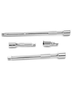 WLMW38152 image(1) - Wilmar Corp. / Performance Tool 4 Piece 3/8" Drive Extension Set