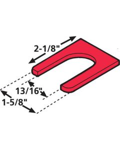 SPP35062 image(1) - Specialty Products Company Freightliner Truck Shim  1/8&rdquo; (6 Pack)