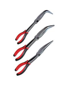 KTI51103 image(4) - K Tool International Pliers Set Needle Nose 3 pc 11 in.