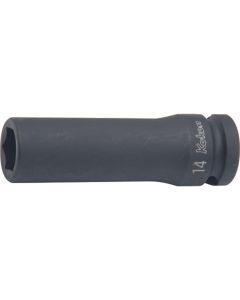 KKN14300A-9-16 image(0) - Ko-ken USA 14300A-9/16 1/2 Sq. Dr. Socket 9/16 6 point Length 80mm