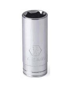 KDT80593 image(1) - GearWrench 3/8 Inch Drive 6 Point Deep SAE Socket 1 Inch