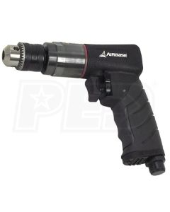 Emax Compressor Ind 3/8" Reversible Air Drill, 6.1 CFM, 1/4" Inlet