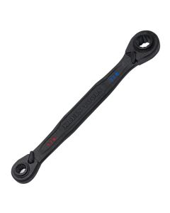 KLE68205 image(0) - Klein Tools Ratcheting Box Wrench 11/16 x 3/4-Inch