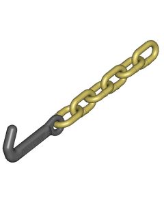 MOC6317 image(2) - Mo-Clamp J-HOOK WITH CHAIN 3/8IN
