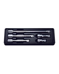 KKNPK4760-5 image(0) - Ko-ken USA 1/2 Sq. Dr. Extension Bar set 50-250mm ABS Tray  5 pieces