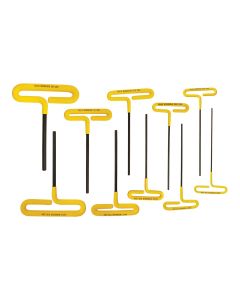 BND46438 image(0) - Bondhus Corp. 6" Cushion Grip Loop T-Handle Hex Wrenches, 10 pie