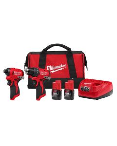 MLW3494-22 image(1) - Milwaukee Tool M12 Subcompact Brushless 2-Tool Combo Kit