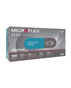 MFX93732XXL-CASE image(1) - Microflex MICROFLEX Midknight Touch 93732 XXL