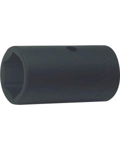 KKN14118M-19X22 image(0) - Ko-ken USA 14118M-19X22 1/2 Sq. Dr. Double Ended Socket 19 x 22mm 6 point Length 57mm