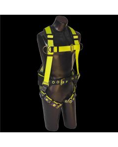SRW810400 image(0) - FALL SAFE Safety Harness - IRONMAN Series - Construction Style - Back, Pass Through, Tongue Buckle - Size: XL